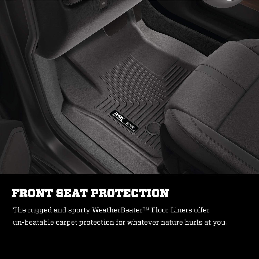 Black Front Floor Liners 2 Pcs D65219