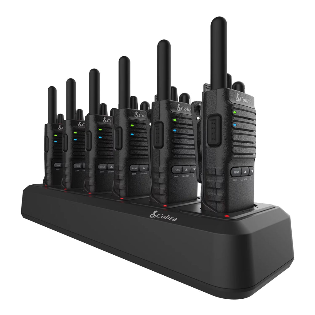 2W FRS Two-Way Radios 6-Pack with Charging Dock, 22 Channels H639374