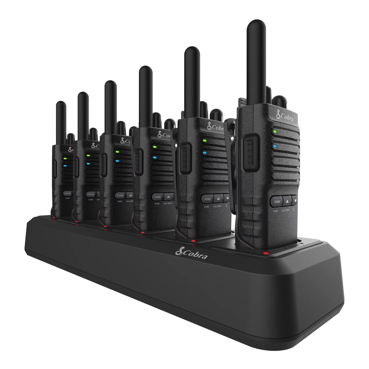 2W FRS Two-Way Radios 6-Pack with Charging Dock, 22 Channels H639374