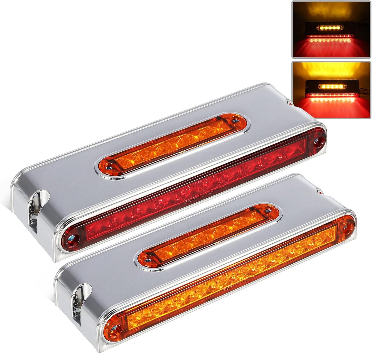 12 Inch Triple Face LED Trailer Light Bar N4674