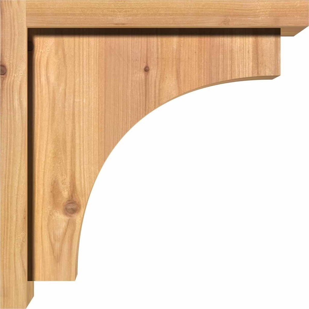 5 1/2x22W x 14x22D x 30x22H Smooth Corbel with Backplate F682