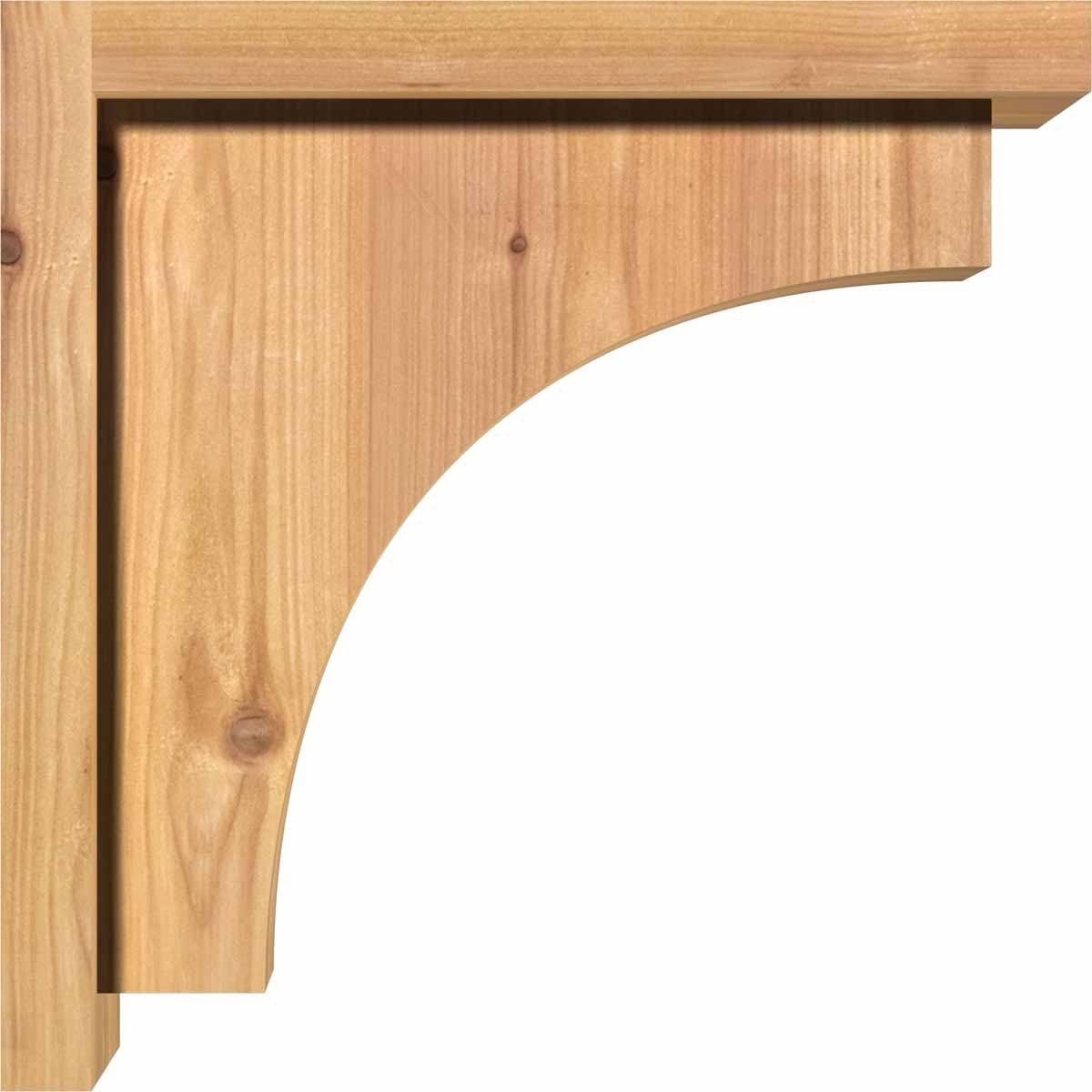 5 1/2x22W x 14x22D x 30x22H Smooth Corbel with Backplate F682