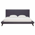 Grey Linen Full Bed N398