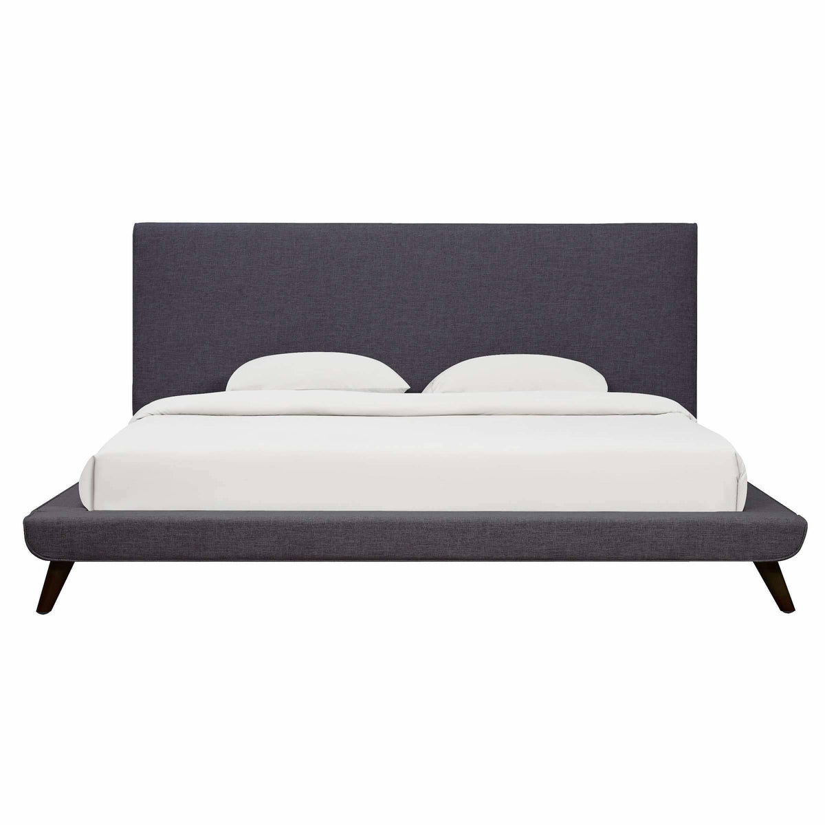 Grey Linen Full Bed N398
