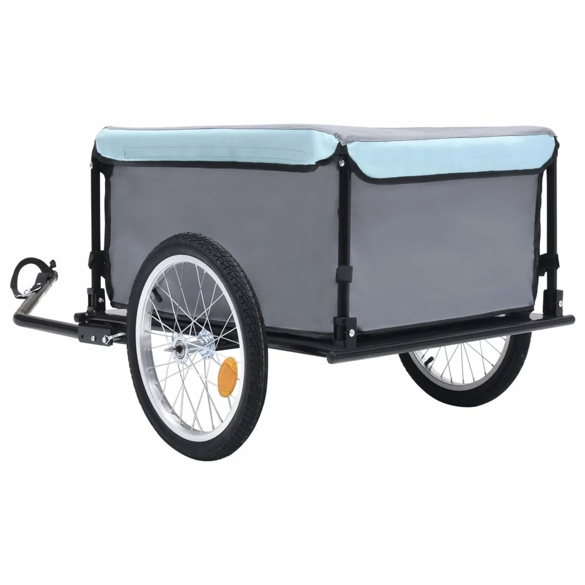 Bike Cargo Trailer Black and Blue 143.3 lb T941