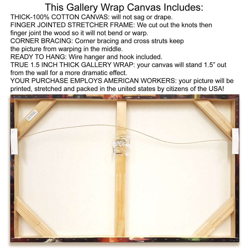Cranberries and Creme II Giclee Print on Gallery Wrap Canvas W28091