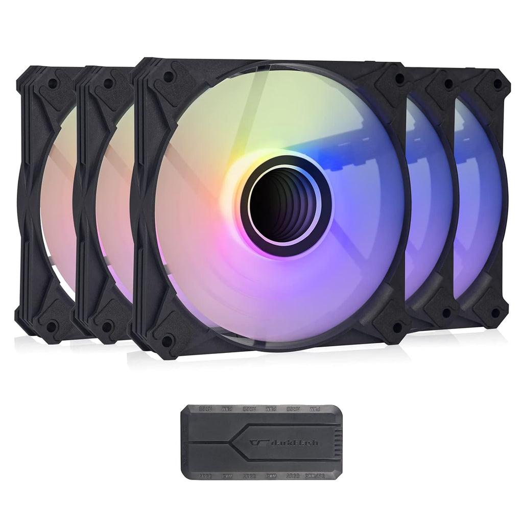 120mm ARGB PWM Case Fans 5Packs Black C28014