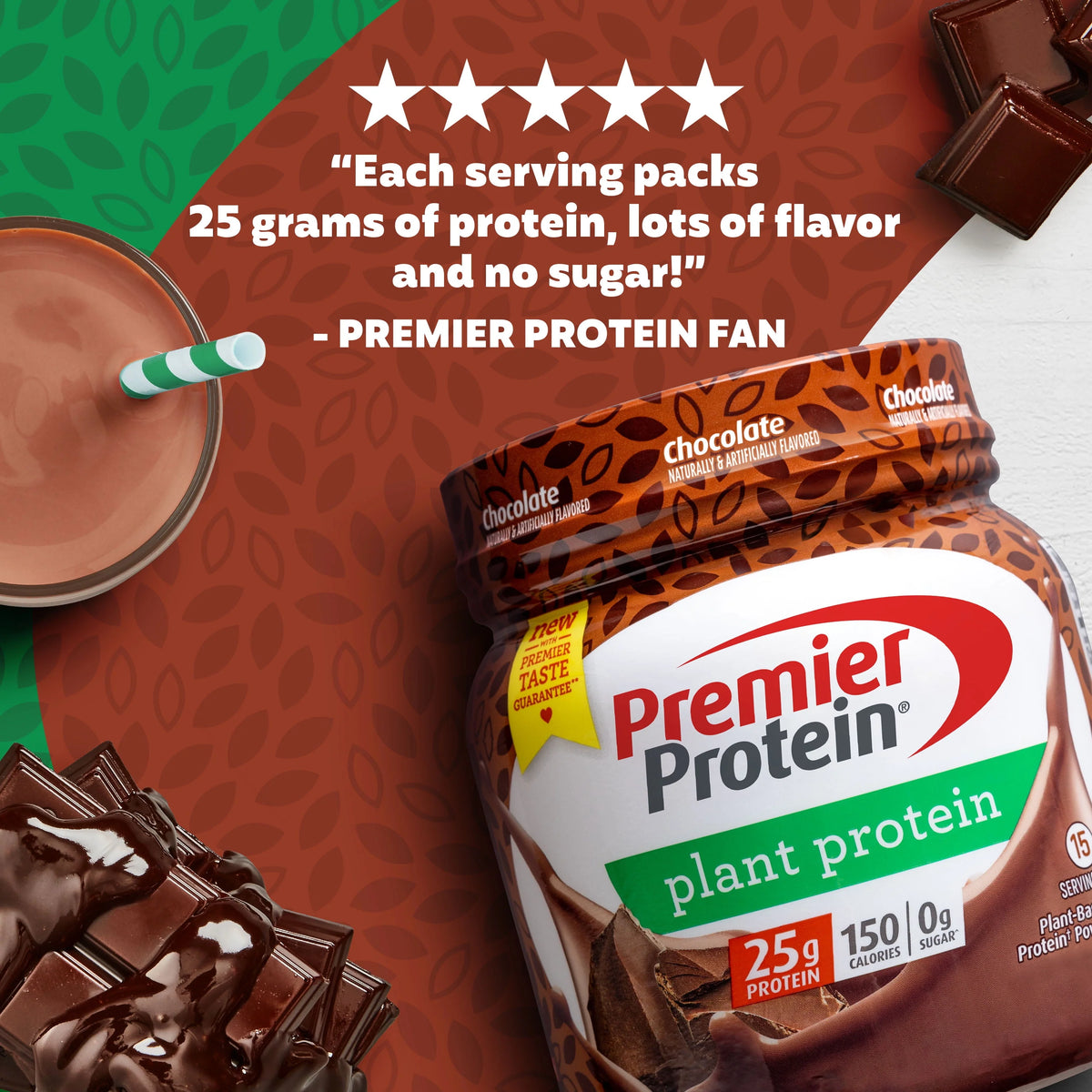Vanilla Plant Protein Powder, 15 Servings F1027
