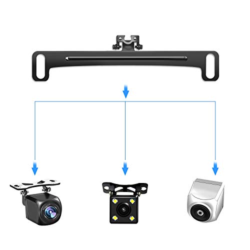 Car Rear View Camera License Plate Bracket Stainless Steel Mount C723617