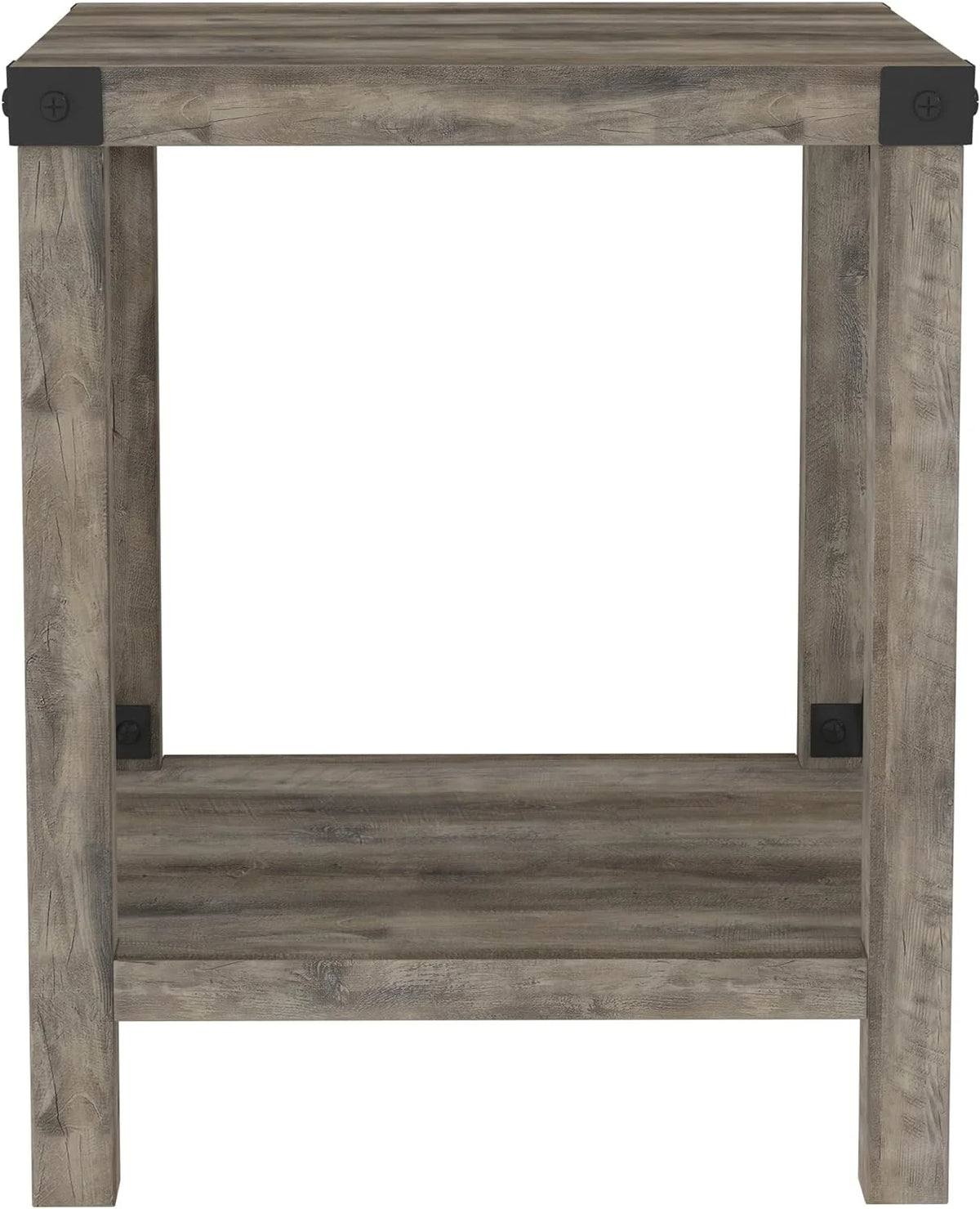 18 Inch Grey Wash Side Table M2258