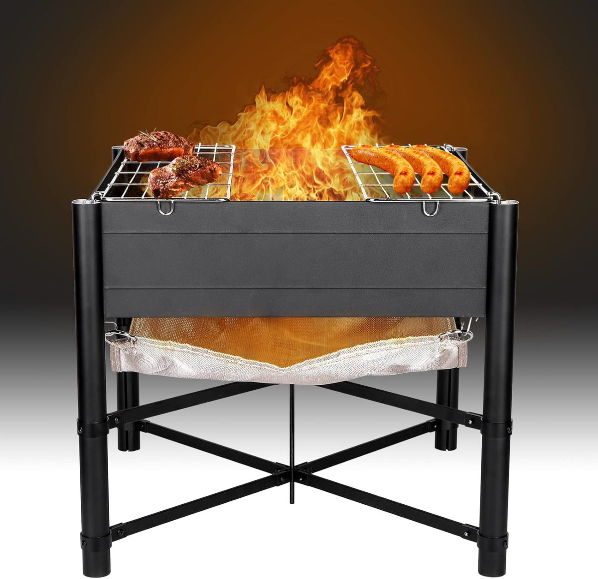 Portable Smokeless Wood Burning Fire Pit Q689