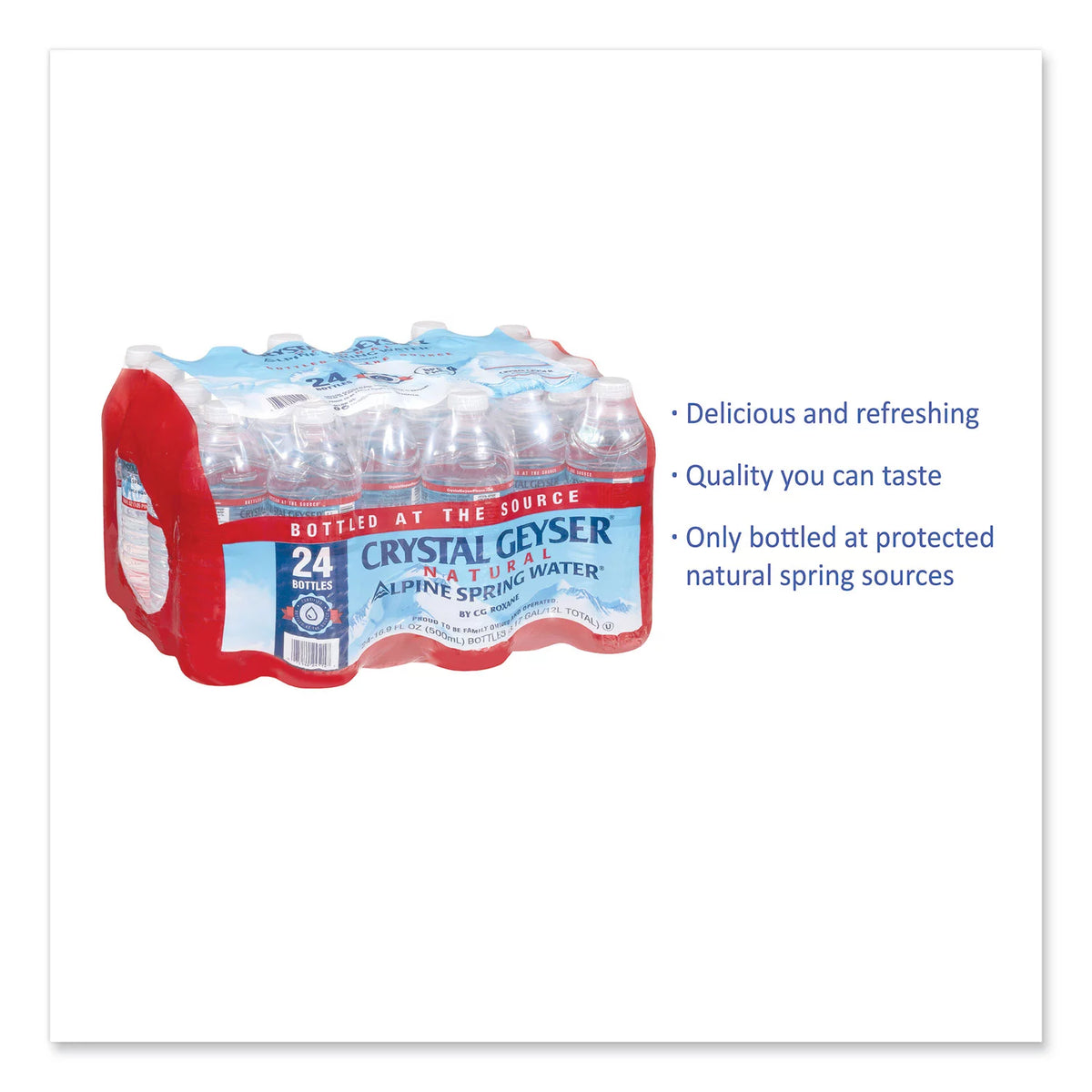 16.9-oz Spring Water, 24 Bottles I429557