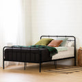 Full Metal Platform Bed with Headboard and Footboard M996318