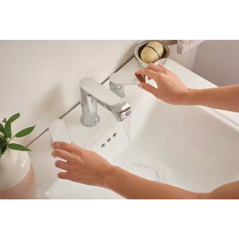8 in. Widespread Double Handle Bathroom Faucet in Chrome 2-Pack K42189