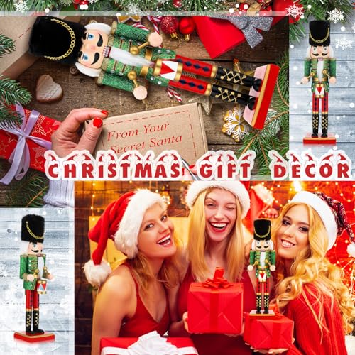12 Inch Wooden Nutcracker Figures Christmas Decorations F359