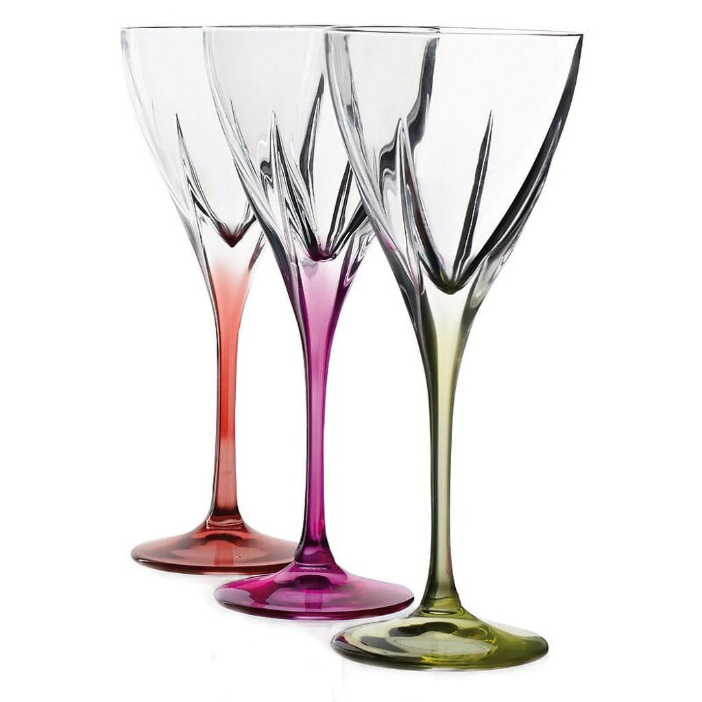 Multicolor Water Goblets Set of 6 H66901