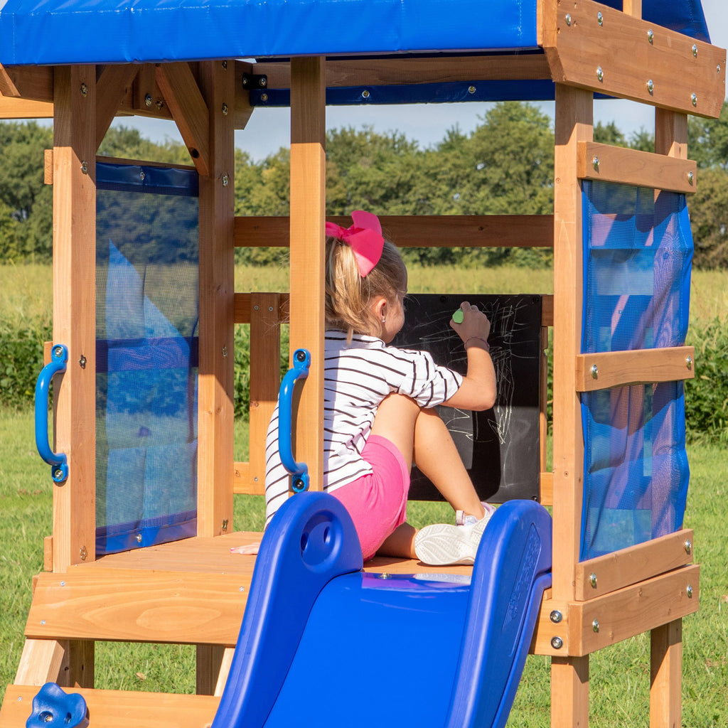 Wooden Cedar Swing Set X7370