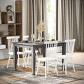 47" Wooden Dining Table with Sculpted Legs W752