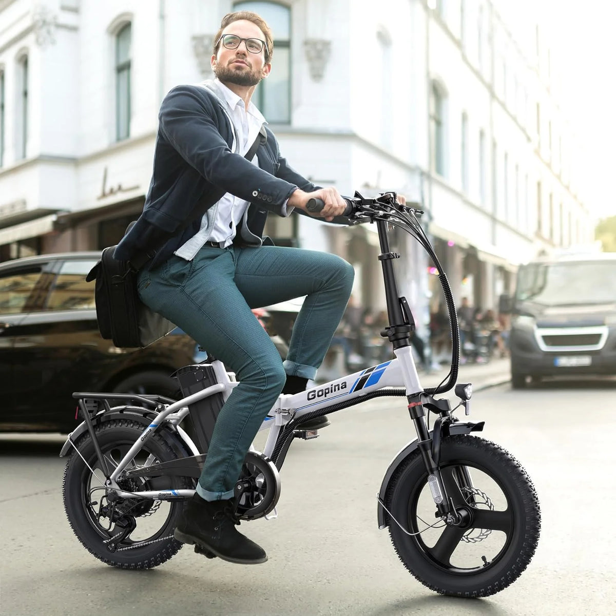 350W Fat Tire Folding Electric Bike D9515