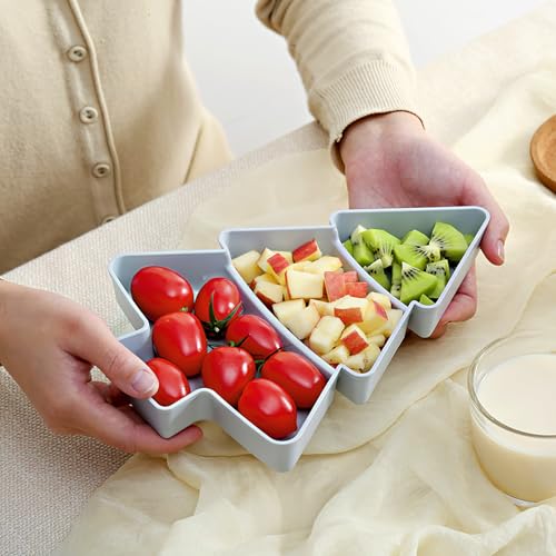 2Pcs Christmas Serving Trays and Platters I4741