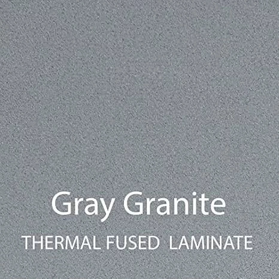 Gray Granite Desk with Casters Q2001