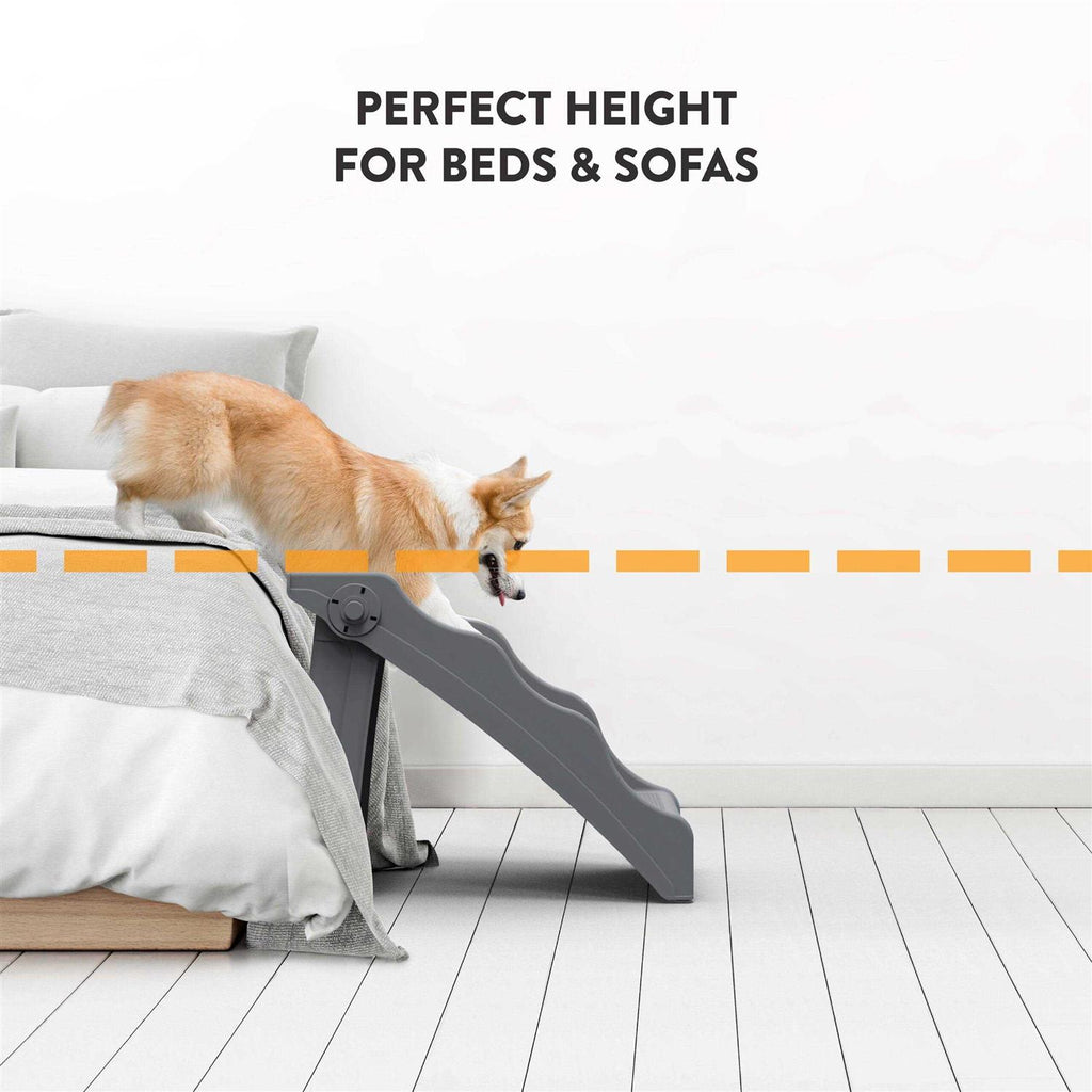 Foldable 4-Step Dog Pet Steps with Non-Slip Treads S6502
