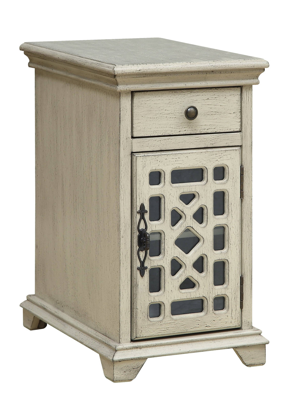 One Drawer One Door Chairside Cabinet S76371
