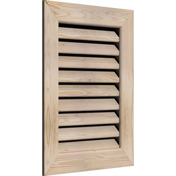 Unfinished Smooth Pine Gable Vent O753