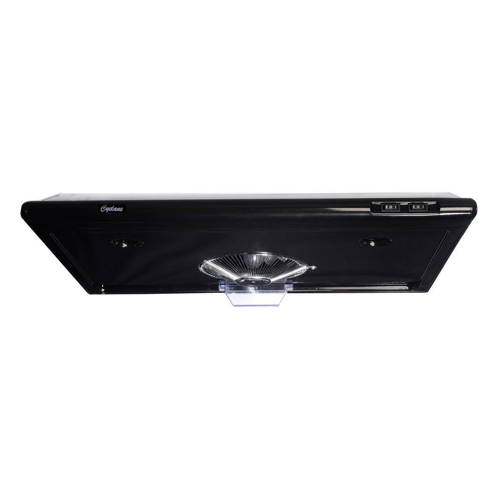 Black Ducted Under Cabinet Range Hood R92533