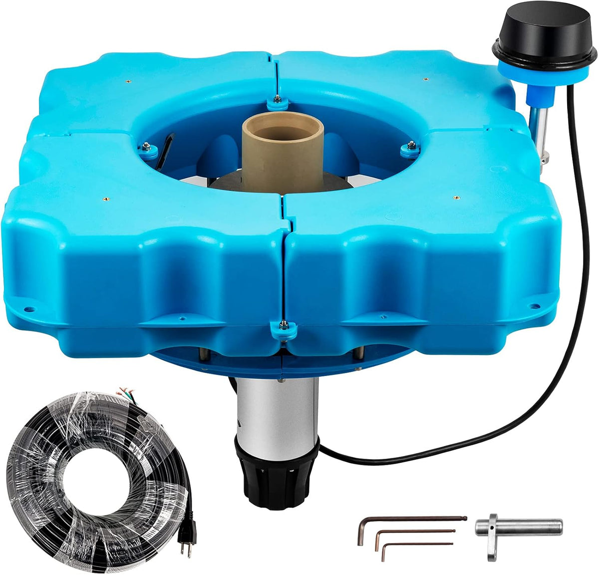 Lake Fountain with 110V 1/2 HP Motor Aerating Pond Fountain with 50ft Cord J195908
