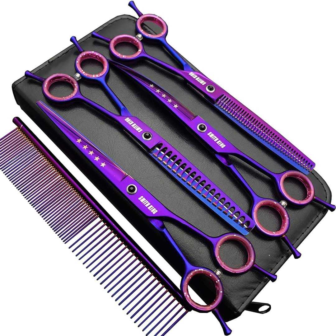 7.0 inches Dog Grooming Scissors Set 4pcs J492117