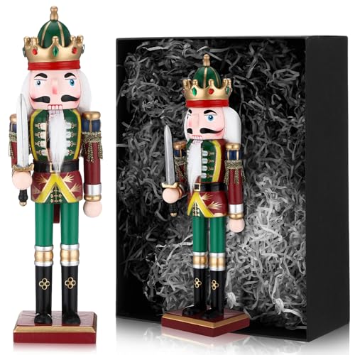 12 Inch Wooden Nutcracker Figures Christmas Decorations F359