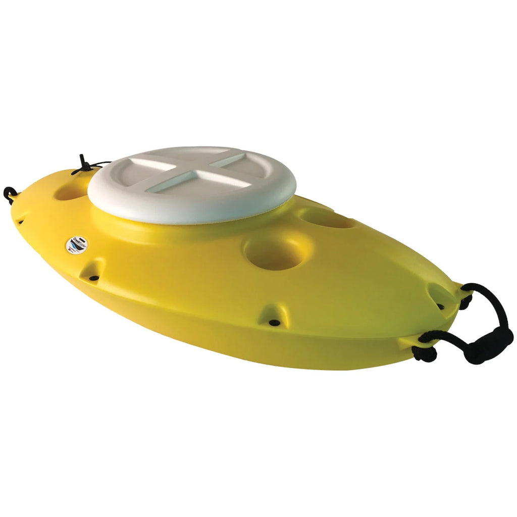 Yellow 30 qt Floating Cooler O512