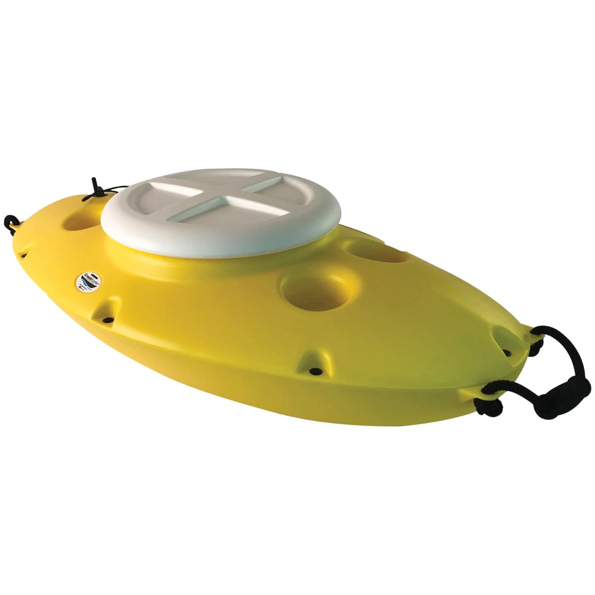 Yellow 30 qt Floating Cooler O512