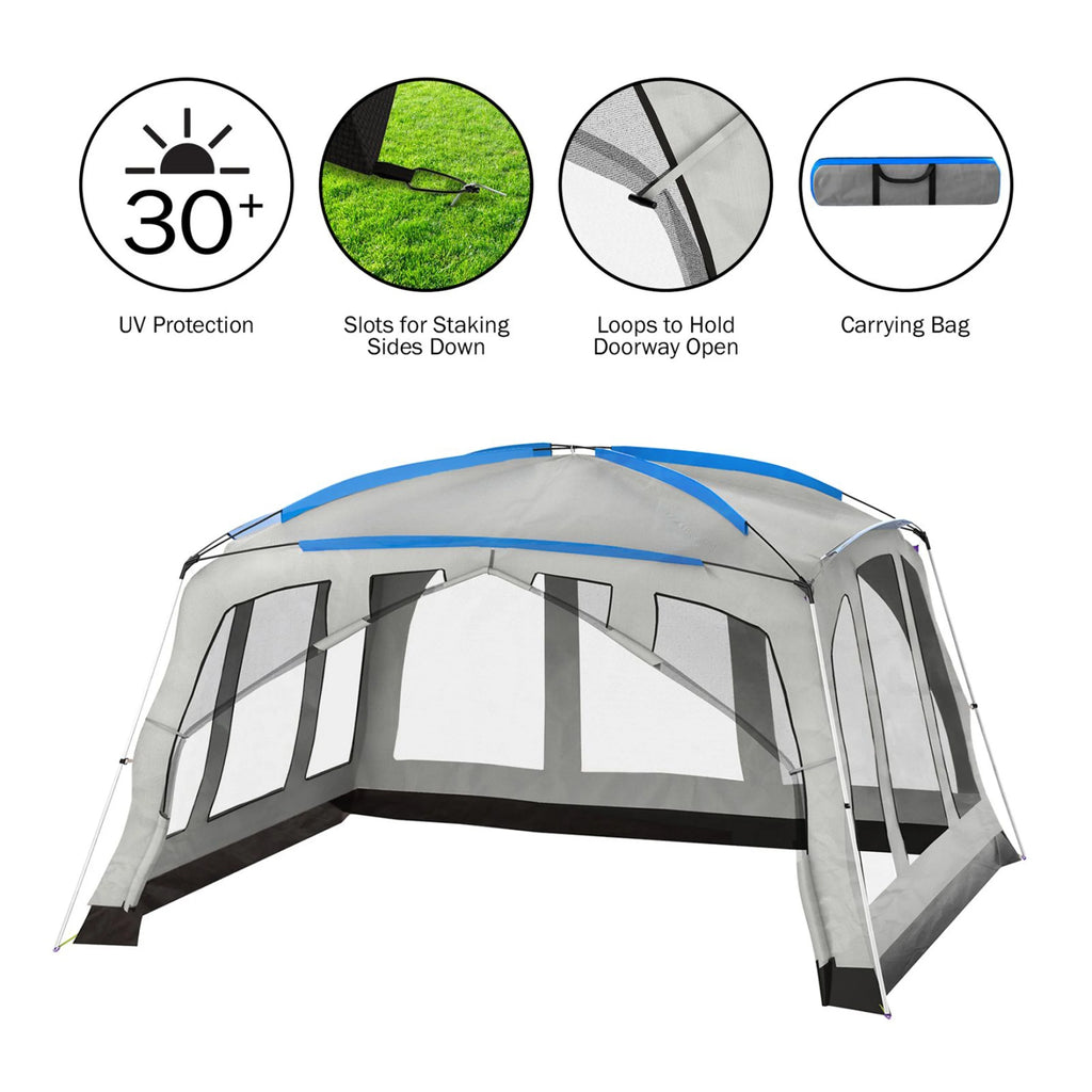 Screened-In Pop-Up Canopy Tent with Mosquito and UV Protection O86680