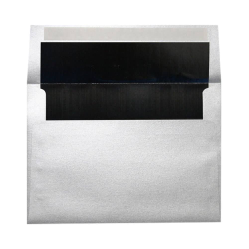 Silver/Black Foil-Lined Invitation Envelopes, Pack of 1,000 I410107