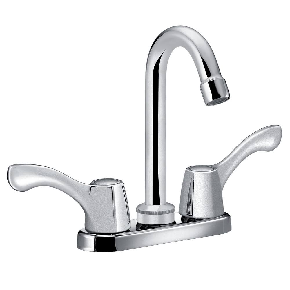 Chrome Two-Handle Centerset Bar Faucet L5800