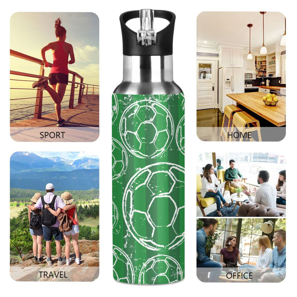 Stainless Steel Insulated Water Bottle with Straw Lid G217788