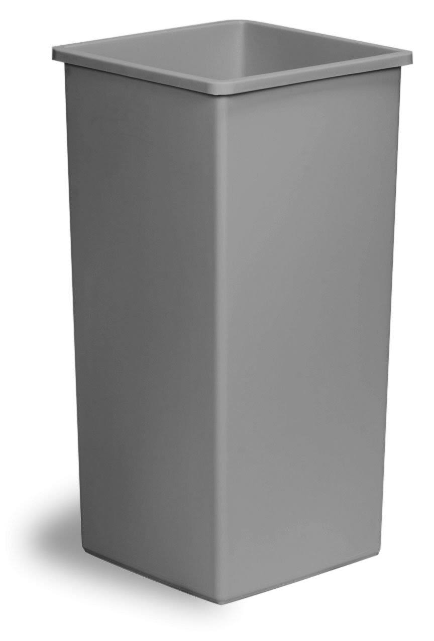 32 Gallon Gray Square Trash Can I66825