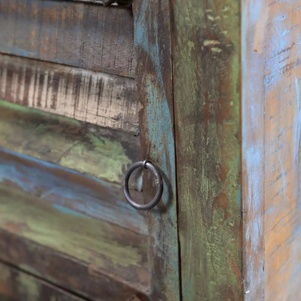 End Table with 1 Drawer 1 Door Reclaimed Wood M52269