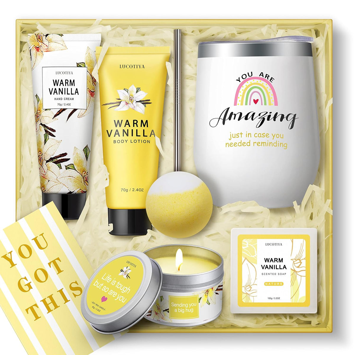Warm Vanilla Bath and Body Gifts Set Z39278