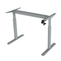 Grey Height Adjustable Crank Desk U28578