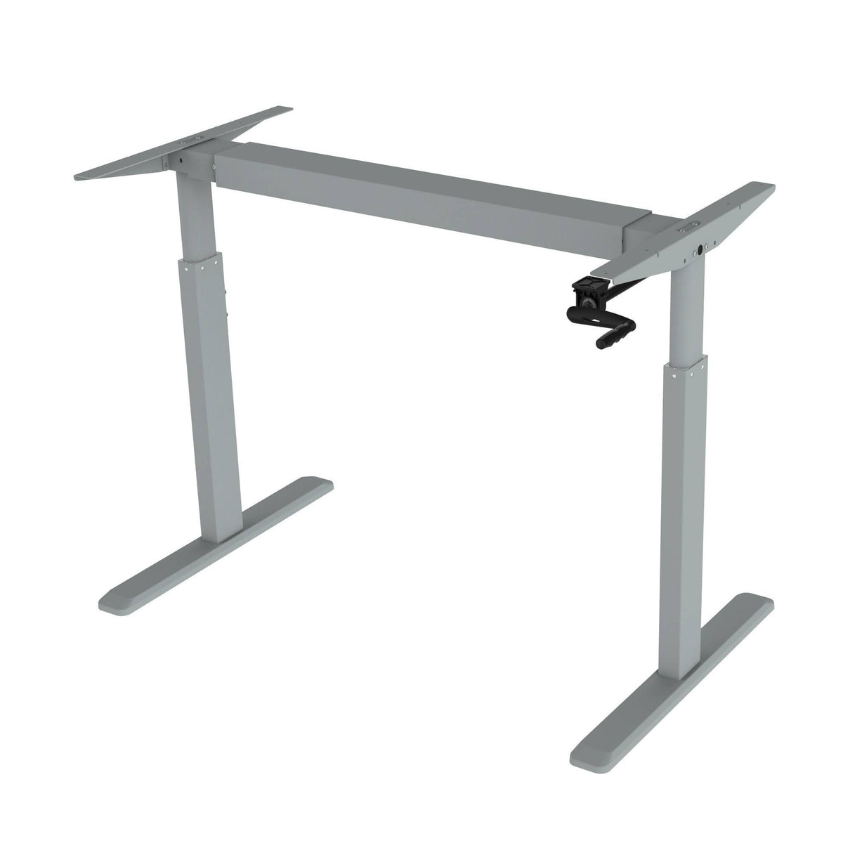 Grey Height Adjustable Crank Desk U28578