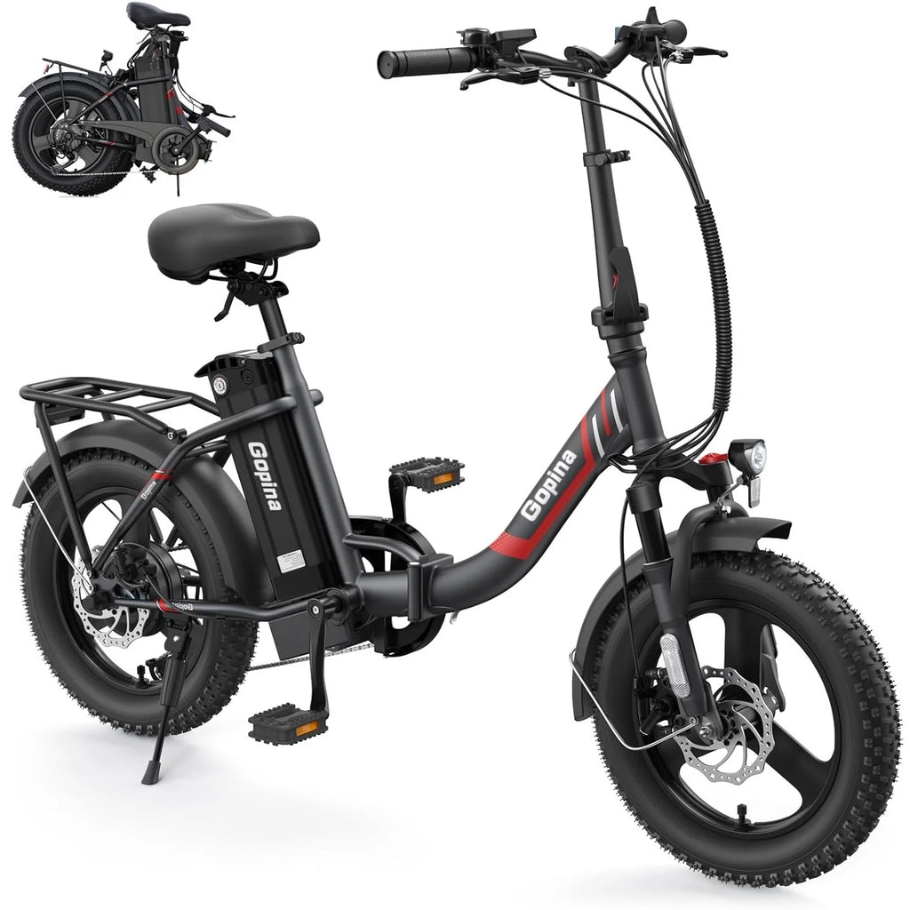 Folding Electric Bike 350W Fat Tire X6660