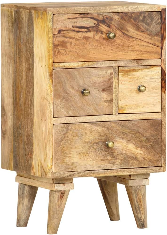 Solid Mango Wood Bedside Cabinet N42600