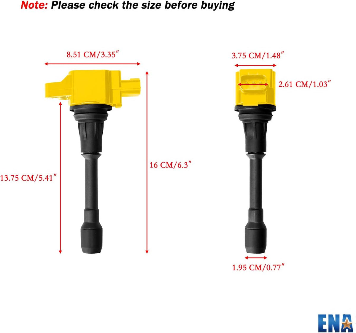 Set of 4 Ignition Coil Pack and 4 Platinum Spark Plug Compatible with Nissan Versa Sentra 2.0L L465027