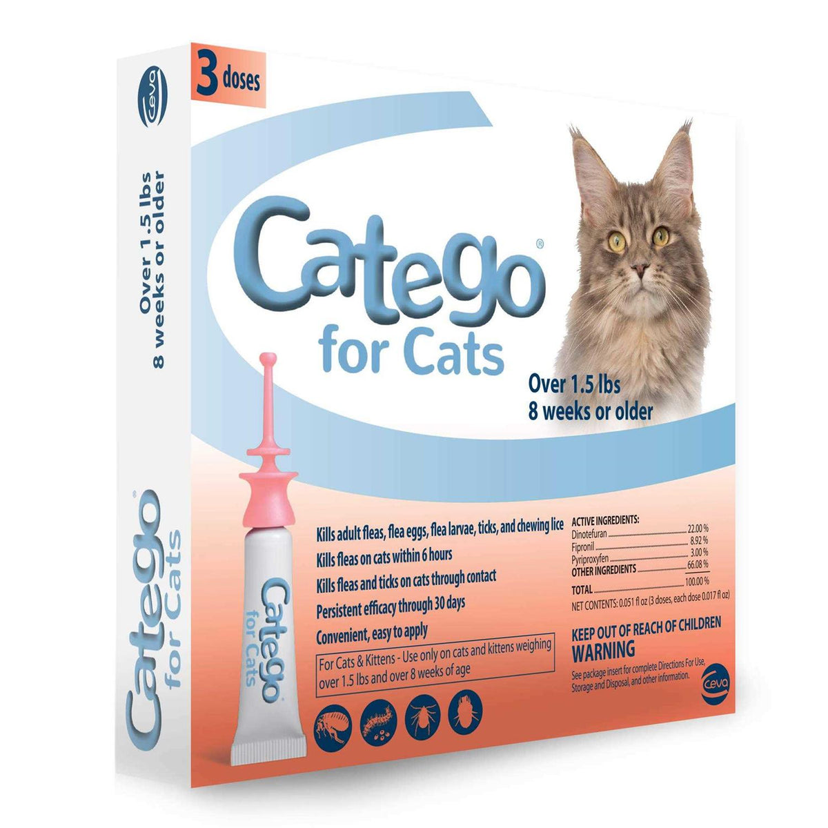 Flea & Tick Treatment for Cats S322