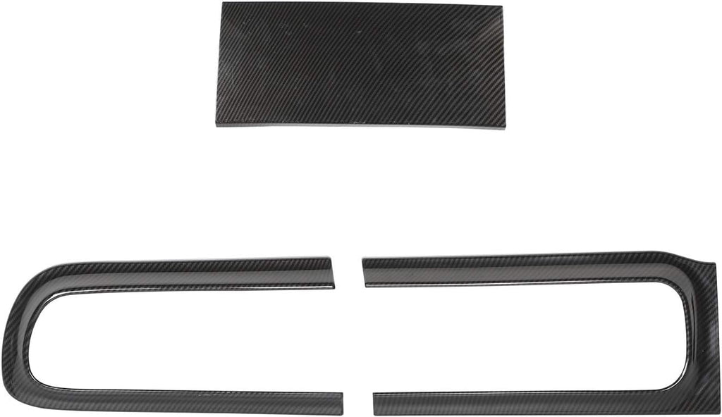 Carbon Fiber Grain Taillight Cover Trim Accessories J14435