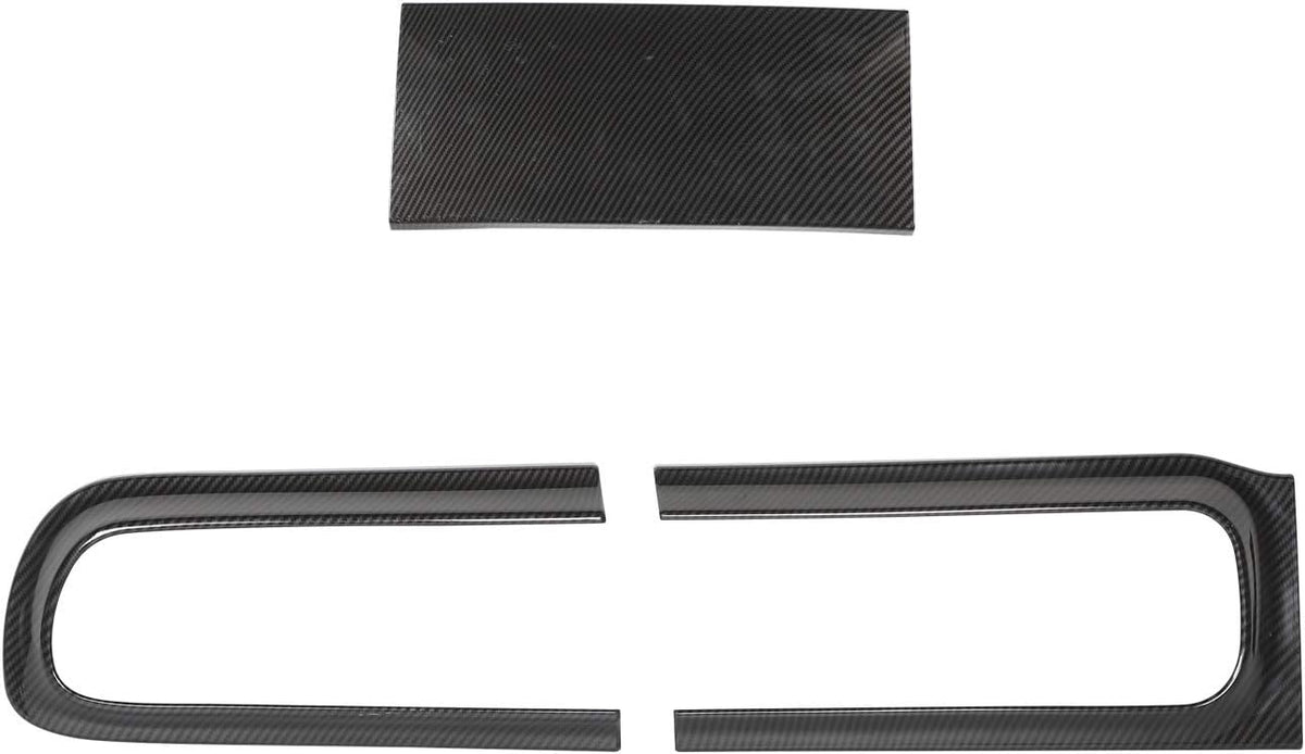 Carbon Fiber Grain Taillight Cover Trim Accessories J14435