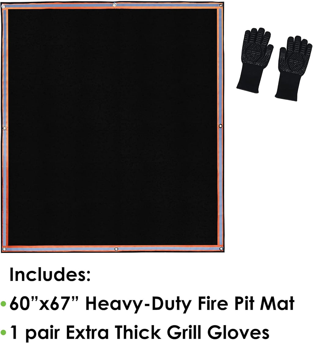 Fireproof 3 Layer Fire Pit Mat X823795